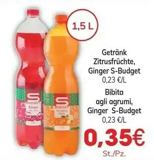 Céréal S budget Bibita Agli Agrumi, Ginger offerta