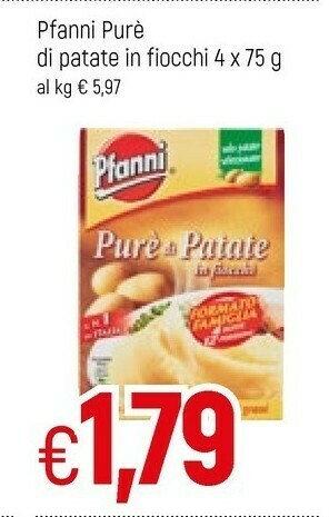 Céréal Pfanni Purè Di Patate In Fiocchi offerta