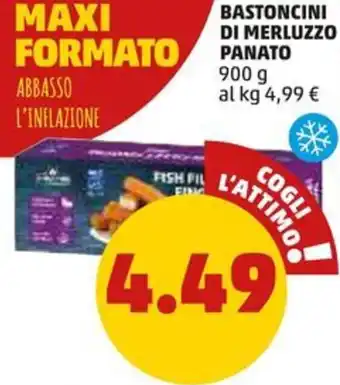 PENNY BASTONCINI DI MERLUZZO PANATO 900 g offerta