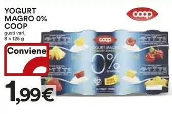 Ipercoop Coop - Yogurt Magro Alla Fragola Bene Sì offerta