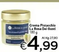 Crai La Rosa Dei Gusti Crema Pistacchio 180 G offerta