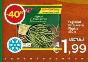 Crai Findus Fagiolini Primavera offerta