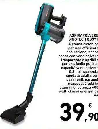 Sinotech Aspirapolvere Gd371