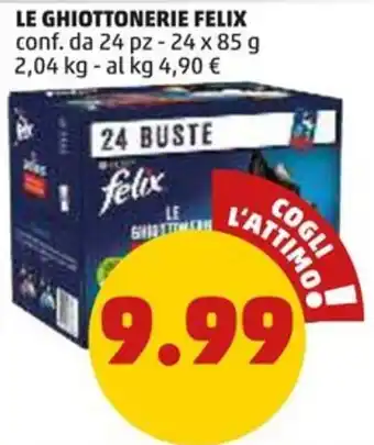 PENNY LE GHIOTTONERIE FELIX conf. da 24 pz - 24 x 85 g offerta