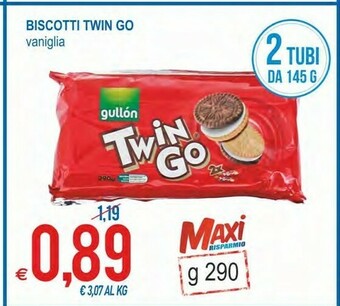 MD Discount Gullon Biscotti Twin Go offerta