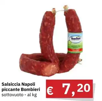 Salsiccia Napoli piccante Bombieri