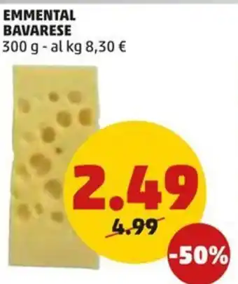PENNY EMMENTAL BAVARESE 300 g offerta