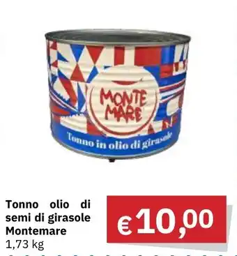 Tonno olio di semi di girasole Montemare 1,73 kg