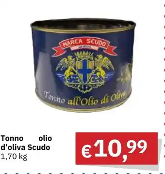Muroli Formaggi Tonno olio d'oliva Scudo 1,70 kg offerta