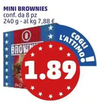 PENNY MINI BROWNIES conf. da 8 pz 240 g offerta