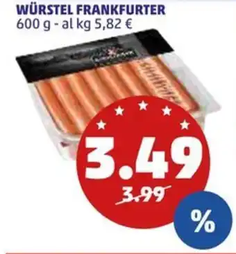 WÜRSTEL FRANKFURTER 600 g