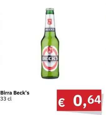 Muroli Formaggi Birra Beck's 33 cl offerta