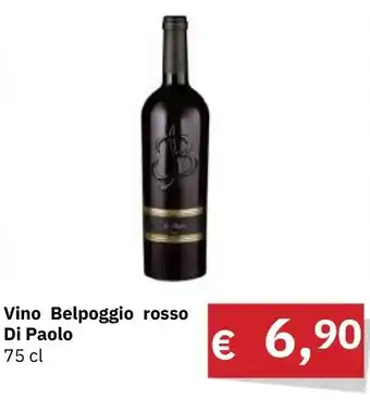 Muroli Formaggi Vino Belpoggio rosso Di Paolo 75 cl offerta