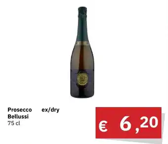 Muroli Formaggi Prosecco ex/dry Bellussi 75 cl offerta
