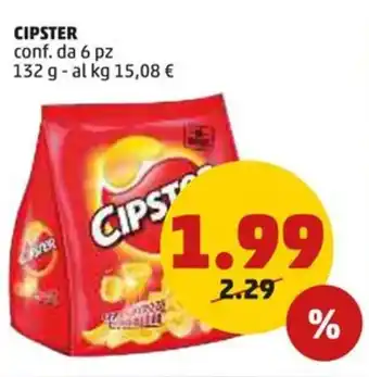 PENNY CIPSTER conf. da 6 pz 132 g offerta