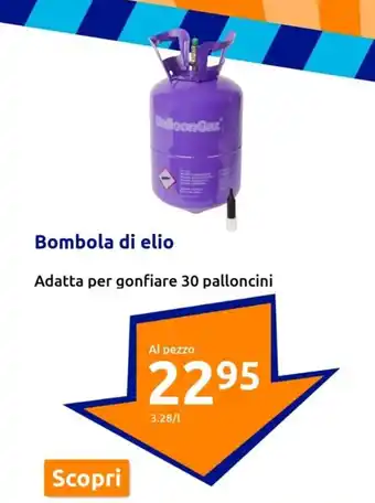 Action Bombola di elio offerta
