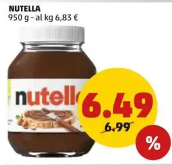 PENNY NUTELLA 950 g offerta