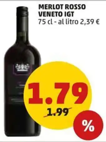 PENNY MERLOT ROSSO VENETO IGT 75 cl offerta