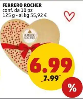 PENNY FERRERO ROCHER conf. da 10 pz 125 g offerta