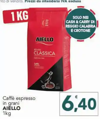 Caffè espresso in grani AIELLO 1kg