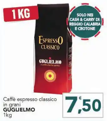 Altasfera Caffè espresso classico in grani GUGLIELMO 1kg offerta