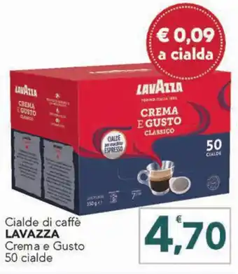 Altasfera Cialde di caffè LAVAZZA Crema e Gusto 50 cialde offerta