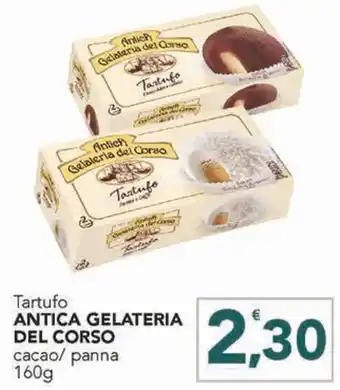 Altasfera Tartufo ANTICA GELATERIA DEL CORSO cacao/ panna 160g offerta