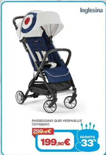 Bimbo Store Inglesina Passeggino Quid Vespablue 111768241 offerta