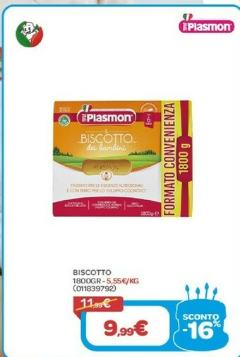 Bimbo Store Plasmon Biscotto offerta