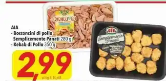 Céréal Aia Keb's Kebab Delicato 100% Pollo 350 G(ml) offerta