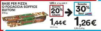 Buitoni Buitoni - Focaccia la Soffice 375 g(ml)