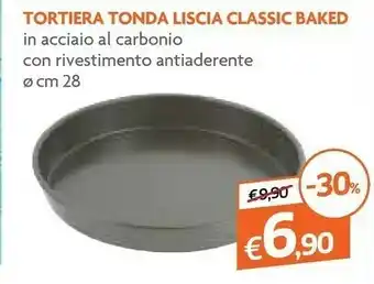 Céréal Tortiera Tonda Liscia Classic Baked offerta