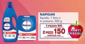 Esselunga NAPISAN liquido, 1 litro o in polvere, 500 g offerta