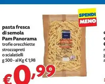 Céréal Pam & Panorama - Fusilli N. 98 500 G(ml) offerta