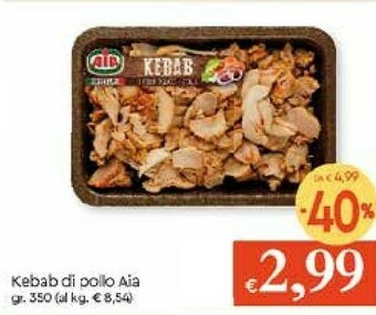 Aia Kebab Di Pollo 350 G(ml)