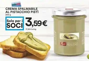 Pistì Crema Spalmabile Al Pistacochio