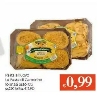 La pasta di camerino Pasta All'uovo