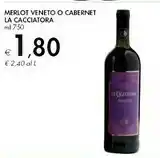 La cacciatora Cabernet Veneto IGT 750 G(ml)