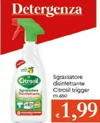 Citrosil Sgrassatore Disinfettante Trigger