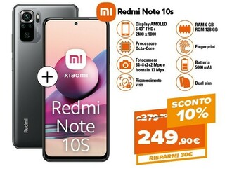 Expert Xiaomi Redmi Note 10s offerta