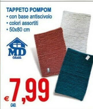 MD Discount Tappeto Pompom offerta