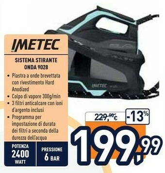Unieuro Imetec ONDA 9028 offerta
