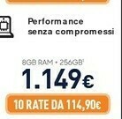 Unieuro Samsung Galaxy Z Flip3 5G 256GB Cream RAM 8GB Display 1,9" Super AMOLED/6,7" Dynamic AMOLED 2X offerta