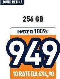 Unieuro Apple IPad Pro 256 GB 27,9 Cm (11") Wi-Fi 6 (802.11ax) IPadOS Grigio offerta
