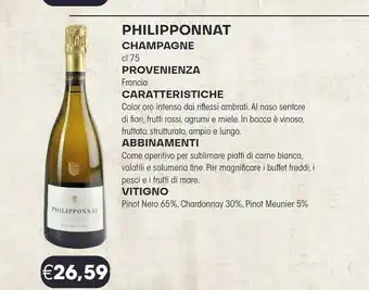 Docks Cash&Carry Philipponnat Champagne offerta