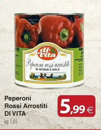Docks Cash&Carry Di Vita Peperoni Rossi Arrostiti offerta