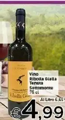 Crai Ribolla Gialla Sottomonte Vino offerta