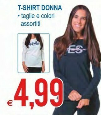 MD Discount T- Shirt Donna offerta