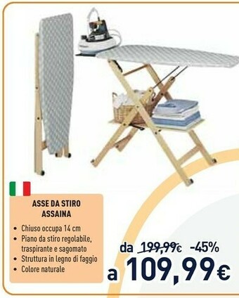 Unieuro Asse Da Stiro Assaina offerta