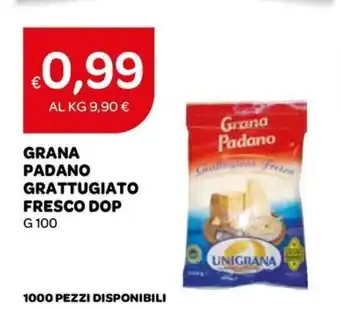 Ekom GRANA PADANO GRATTUGIATO FRESCO DOP G 100 offerta